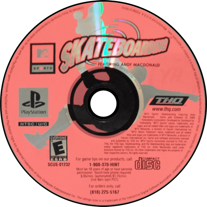 MTV Sports Skateboarding media 8 for Playstation